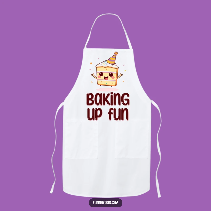 Funny Cake Celebration Apron - Hilarious Kitchen Wear for Bakers