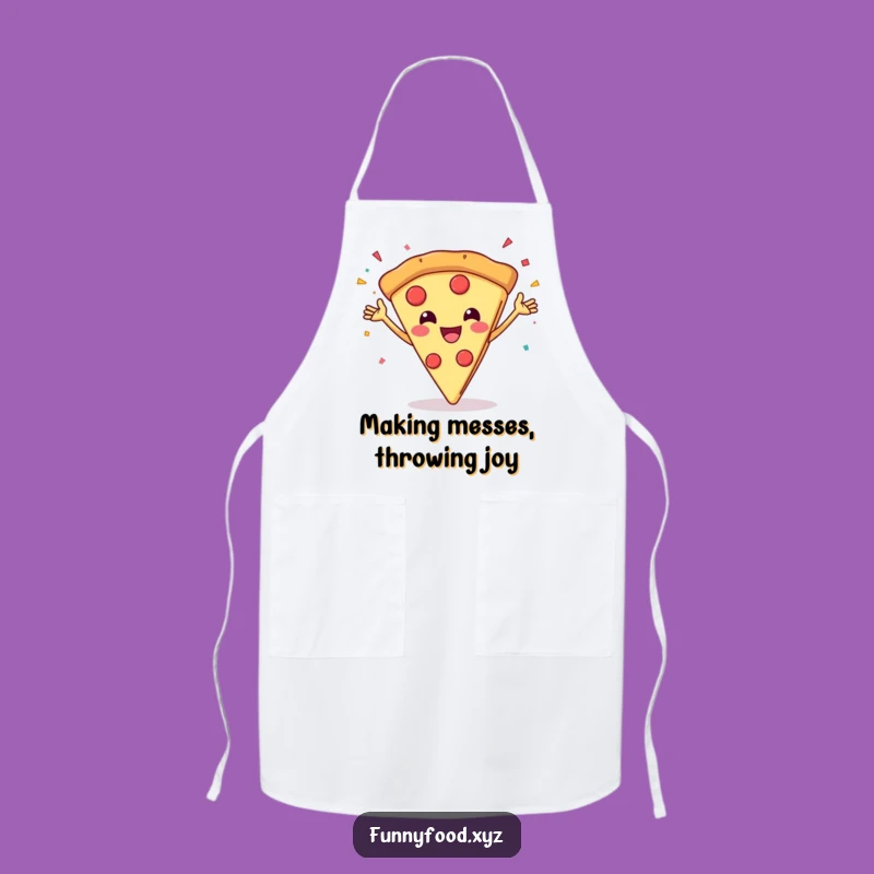 Funny Pizza Party Apron: Cook Up Fun in Style