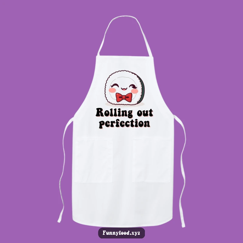 Funny Sushi Giggles Apron: Cook with Joy and Japanese Flair