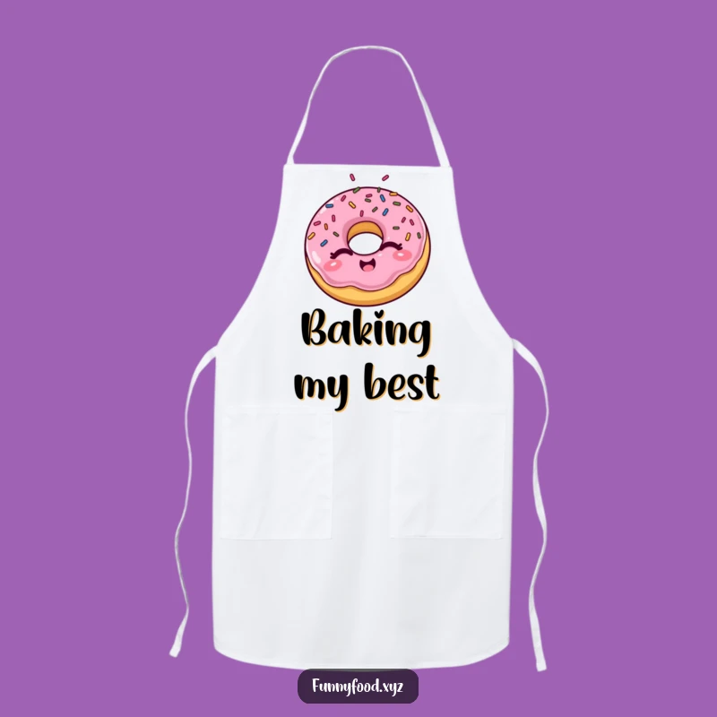 Funny Winking Donut Apron, Kitchen Fun - The Perfect Hilarious Chef's Gift!