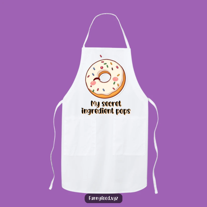 Funny Donut Apron: Kitchen Winker, a Hilarious Baker's Funny Gift