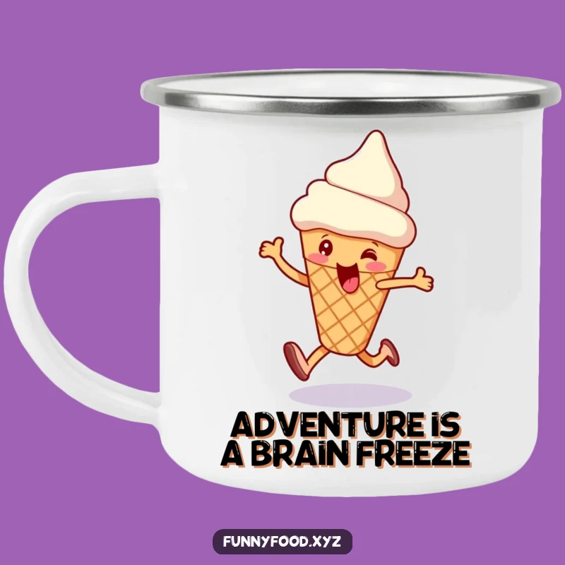 Funny Ice Cream Skip Camping Mug: Sweet Adventures On the Go