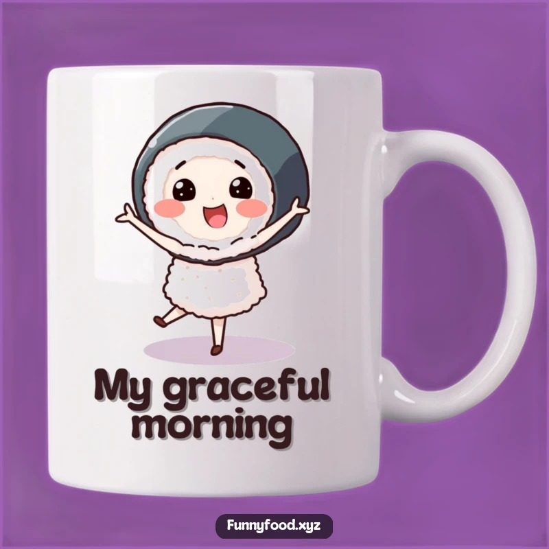 Funny Sushi Pirouette Mug: A Graceful & Hilarious Gift