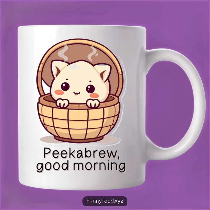 Funny Dumpling Mug: Curious Delight for Steamed Food Lovers