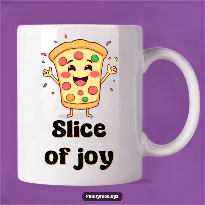 Funny Pizza Confetti Mug: A Hilarious Gift for Party Pizza Lovers!