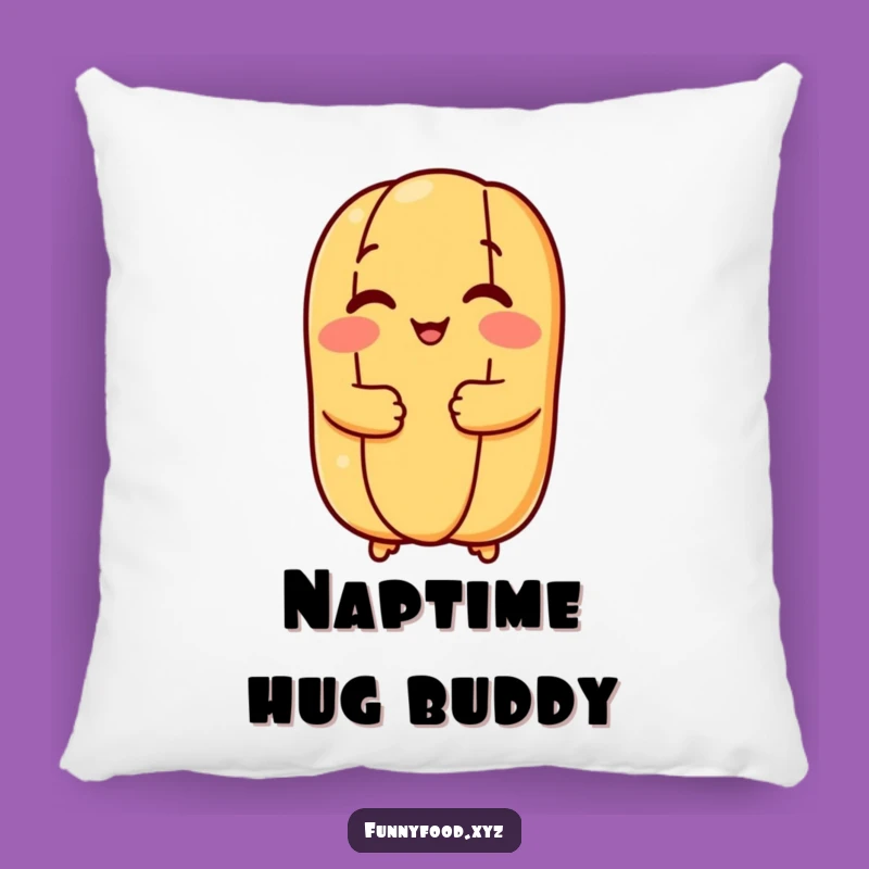 Comfy Funny Hot Dog Bun Hug Pillow: Cozy Decor and Hilarious Giftable Accent