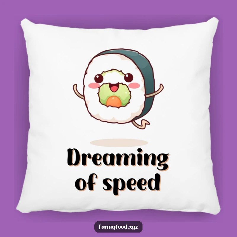Funny Sushi Pillow: Soft Running Roll Cushion, Ideal Funny Gift for Comfort