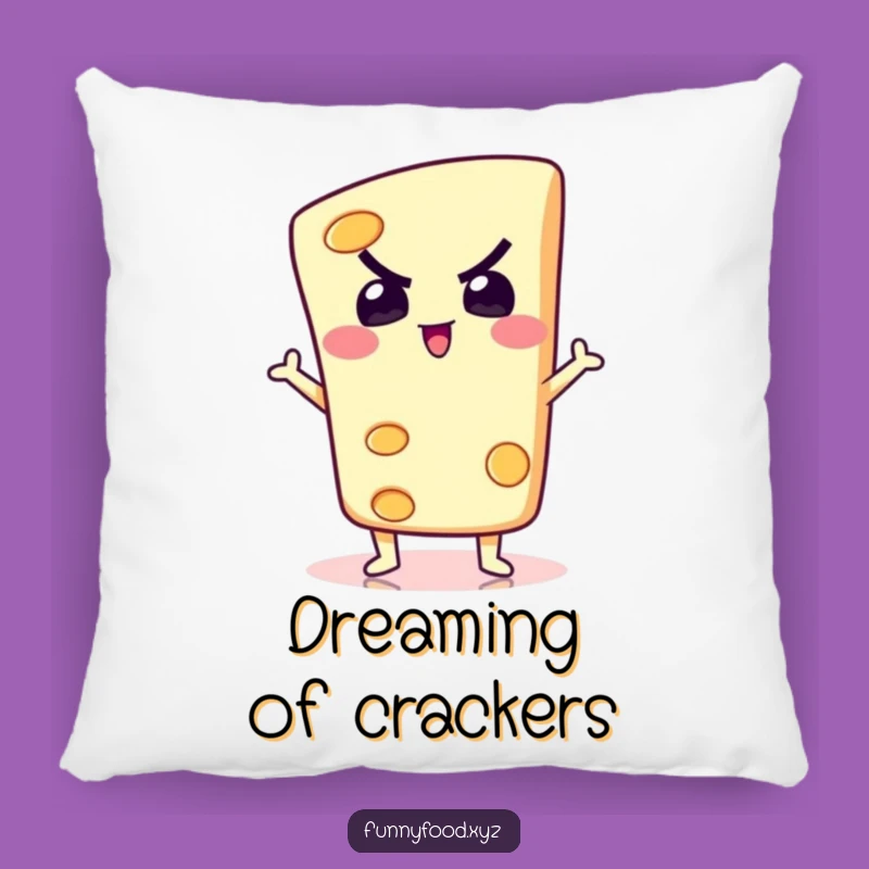 Funny Cheese Pose Pillow: Cozy Silly Dairy Fun, Soft & Amusing Funny Gift!