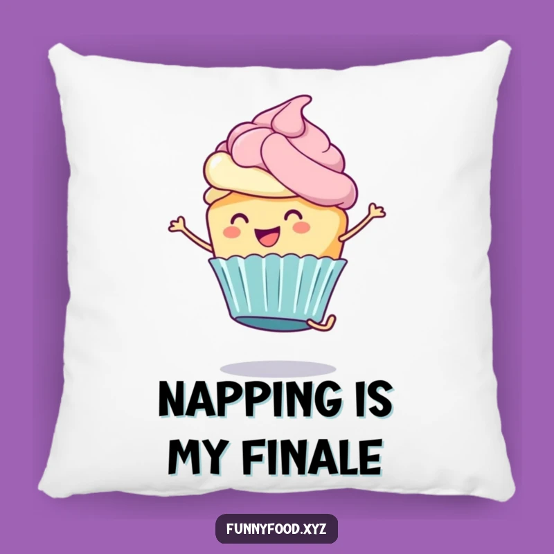 Funny Cupcake Pillow: Comfy Cartwheeler, a Sweet and Funny Gift