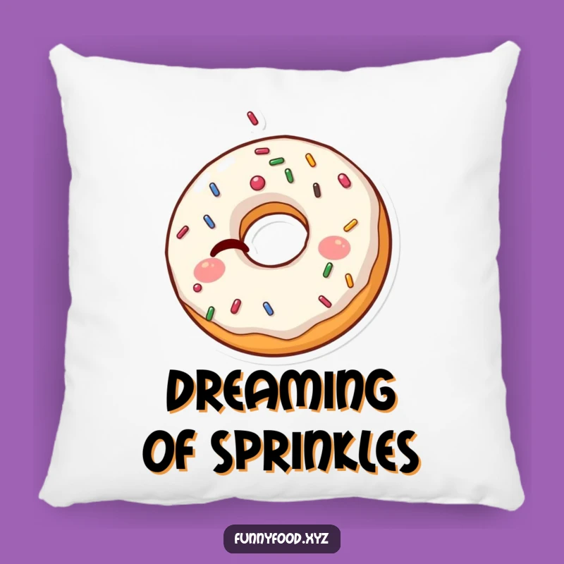 Funny Donut Pillow: Comfy Winker, a Sweet and Funny Gift