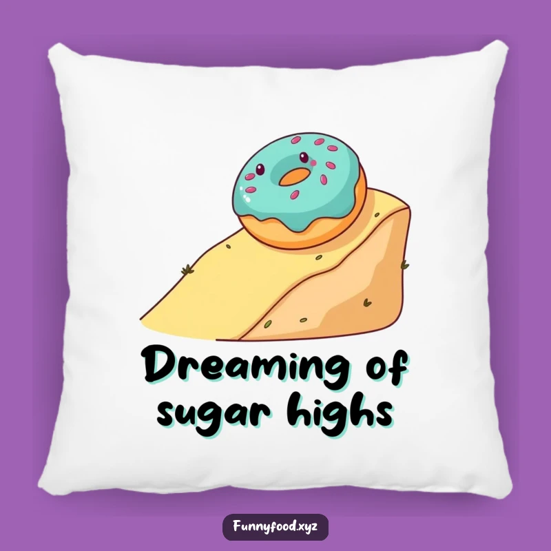 Funny Donut Rolling Pillow: Cuddle Up with Sweet Adventure
