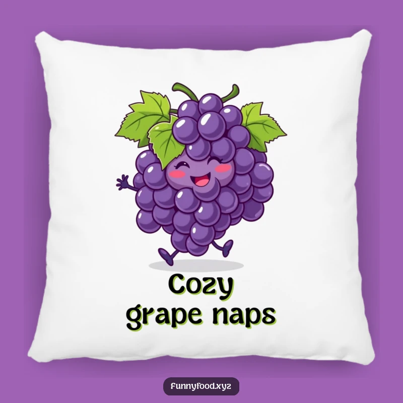 Funny Grapes Jigging Pillow - Cozy and Hilarious Home Decor