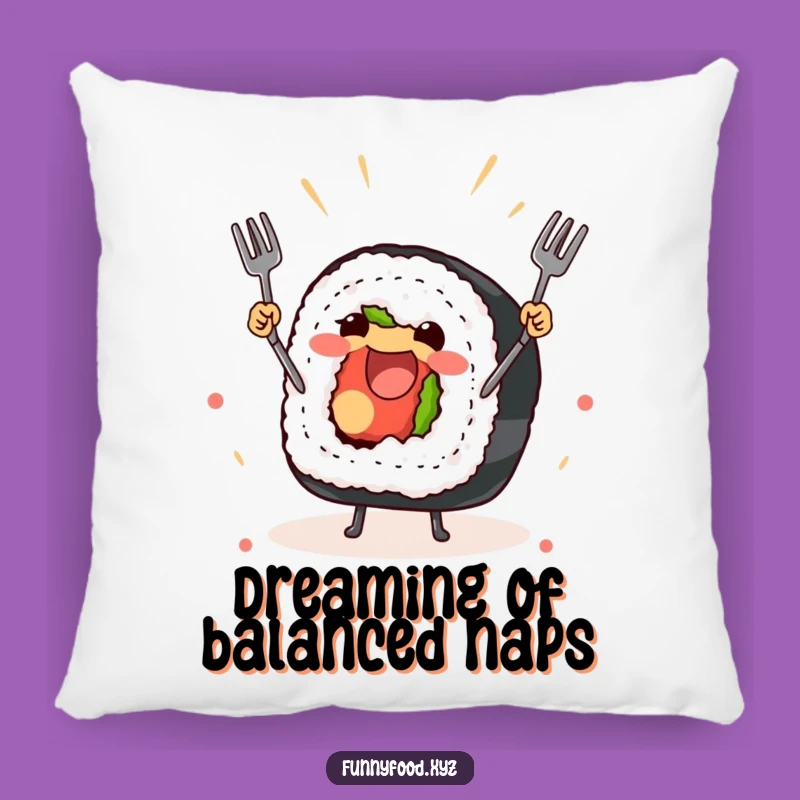 Funny Sushi Juggling Pillow: Cozy Comfort with a Japanese Twist