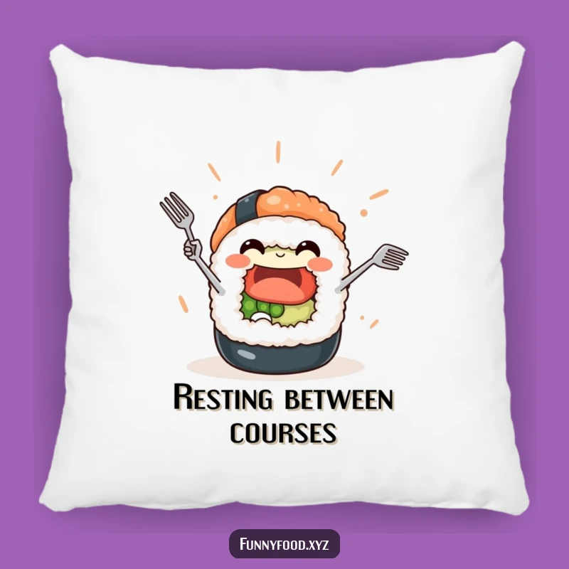 Funny Sushi Roll Pillow: Comfy Juggler Cushion, a Cozy Funny Gift