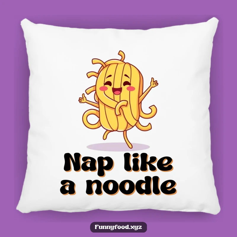 Funny Pasta Dance Pillow: Comfy Comfort with a Side of Chuckles