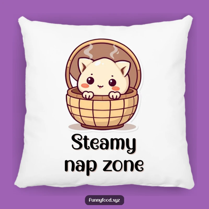 Funny Dumpling Pillow: Cozy Comfort with a Curious Touch