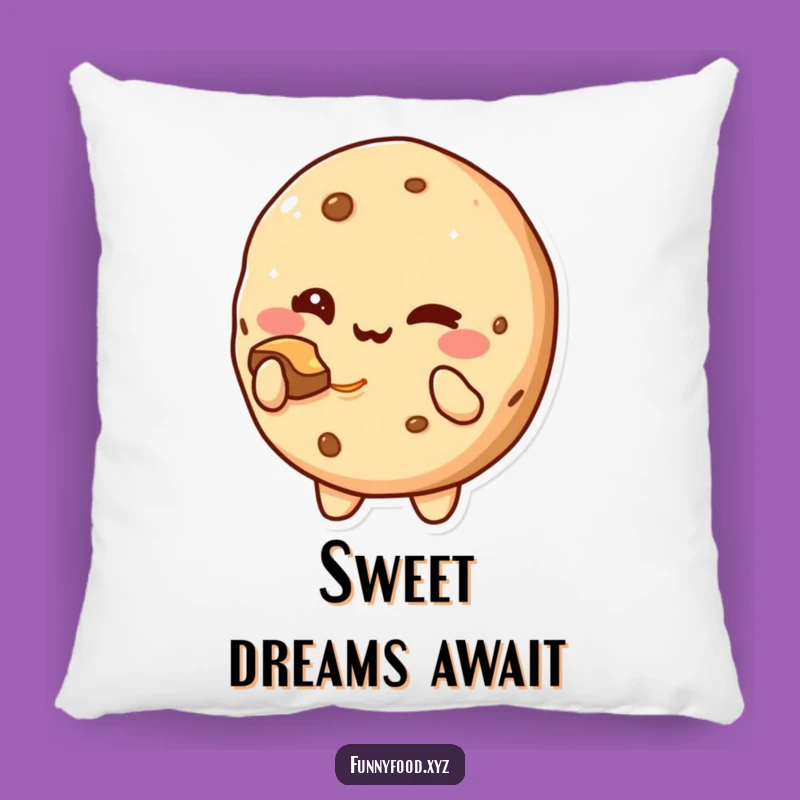 Funny Cookie Wink Pillow: Cozy Sweet Offer Cushion Gift