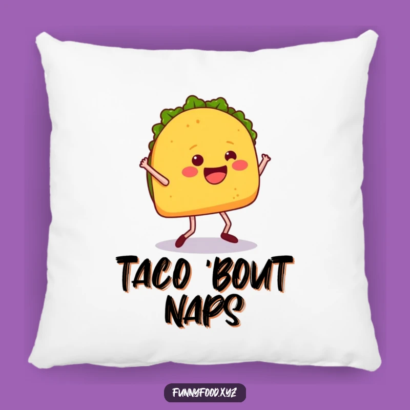 Funny Taco Dance Pillow: Cozy Comfort with a Fiesta Twist!