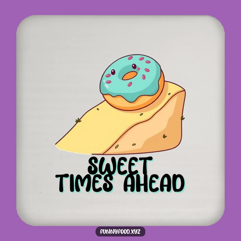 Funny Donut Rolling Coaster: Protect Surfaces with Sweet Charm