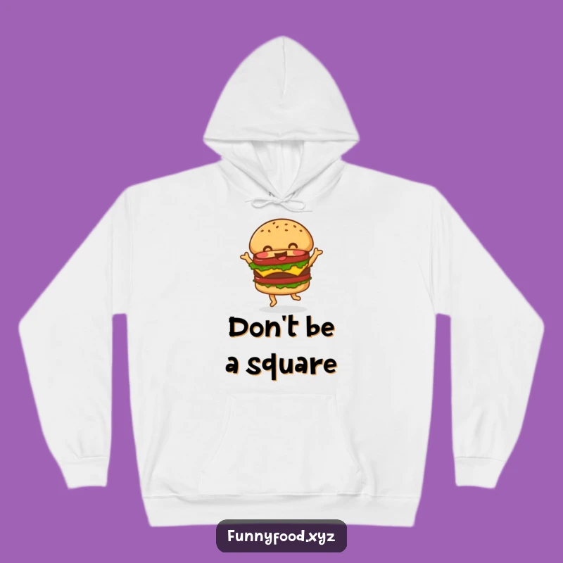 Funny Hamburger Dance Hoodie: Cozy Up with a Grooving Burger!
