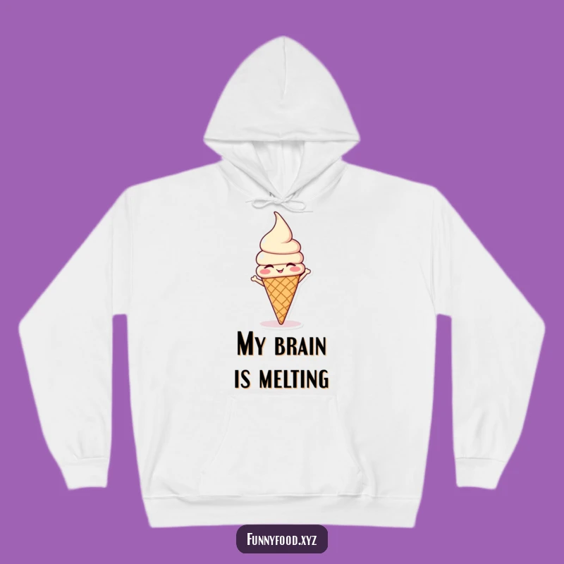 Funny Ice Cream Headstand Hoodie: Cozy Comfort with a Cool Twist