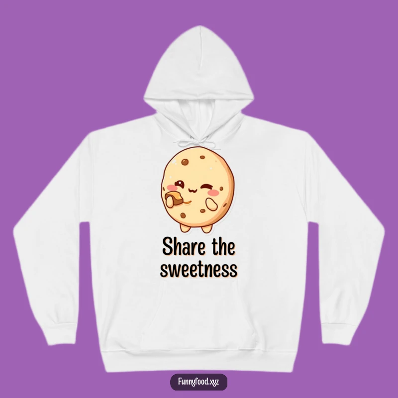 Funny Cookie Wink Hoodie: Cozy Sweet Treat Gift