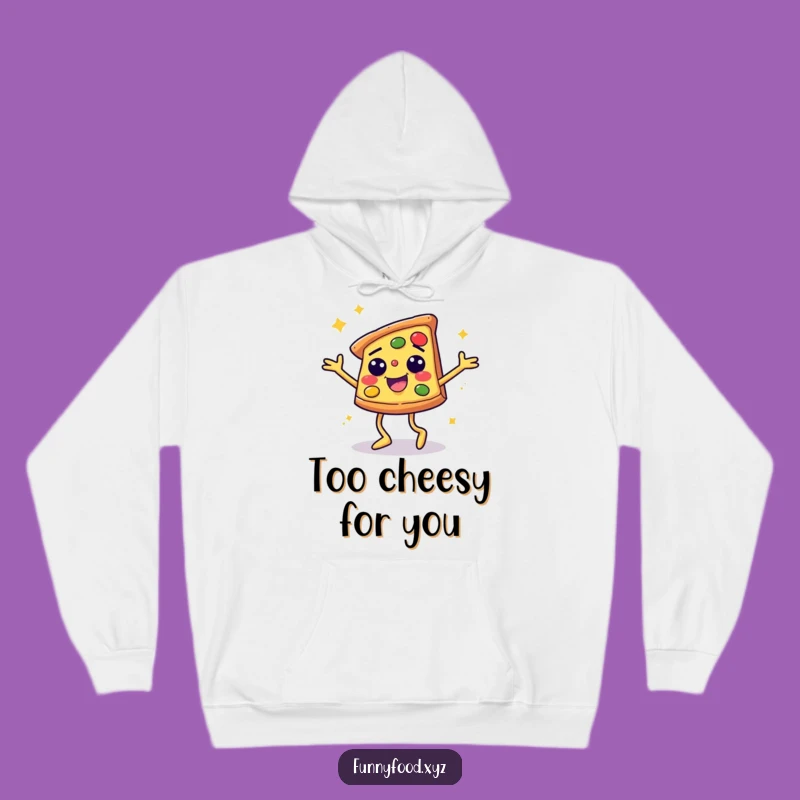 Funny Disco Pizza Slice Hoodie: Cozy Up with Hilarious Dancing Food Comfort