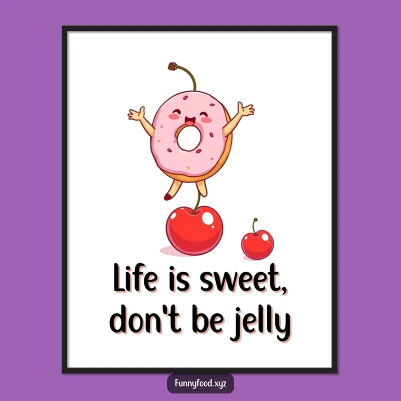 Free Printable Donut Wall Art: Funny Downloadable Decor for Kitchen Vibes