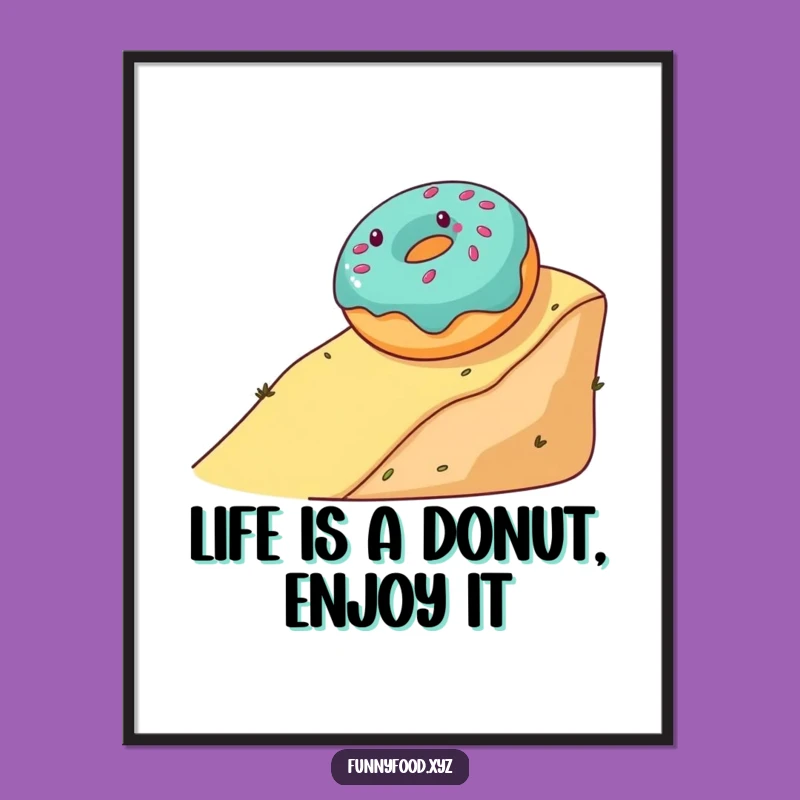 Free Printable Donut Wall Art: Rolling Fun Decor, Hilarious Downloadable Art