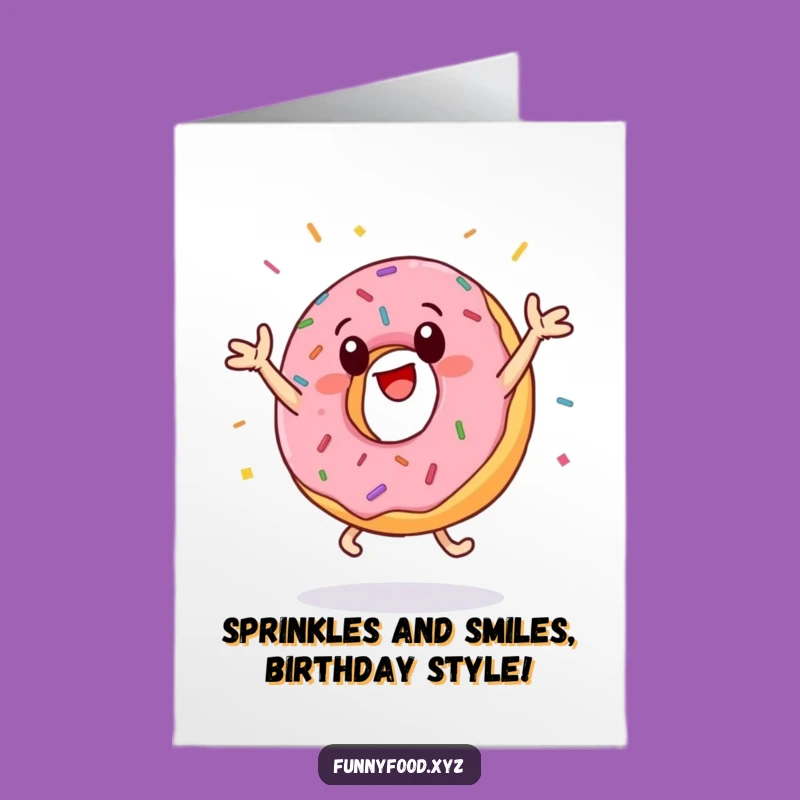 Free Printable Donut Jumping Jacks Birthday Card: Hilarious Downloadable Gift!
