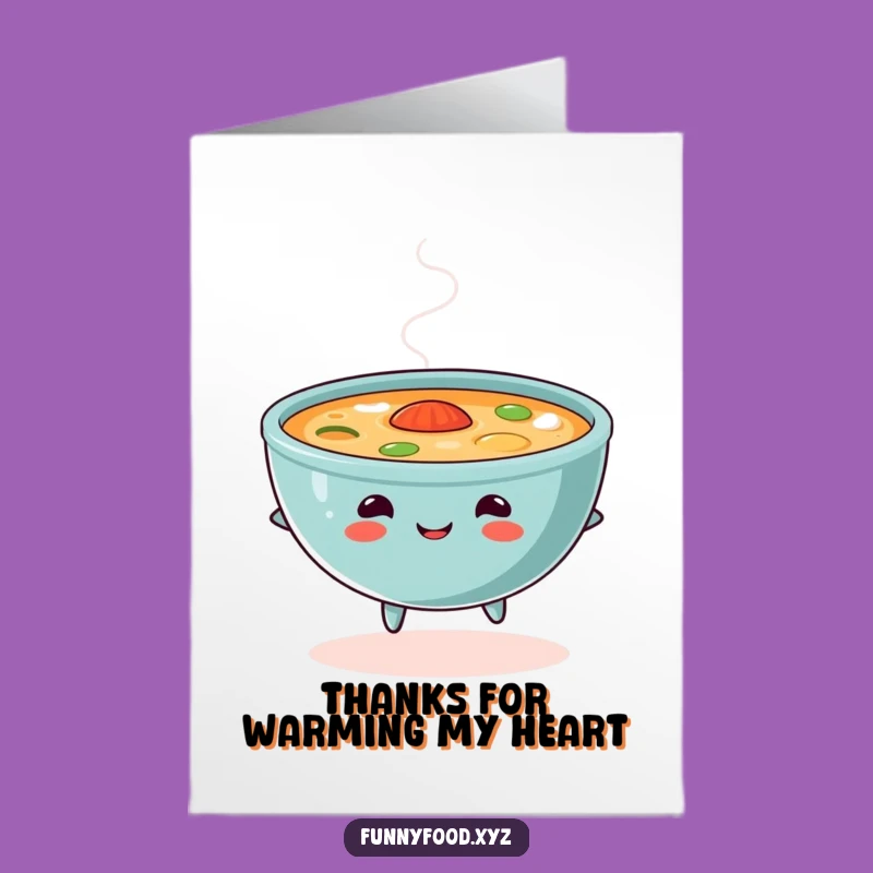 Free Printable Thank You Card: Cozy Soup Skip, Thoughtful Downloadable Gift for Gratitude