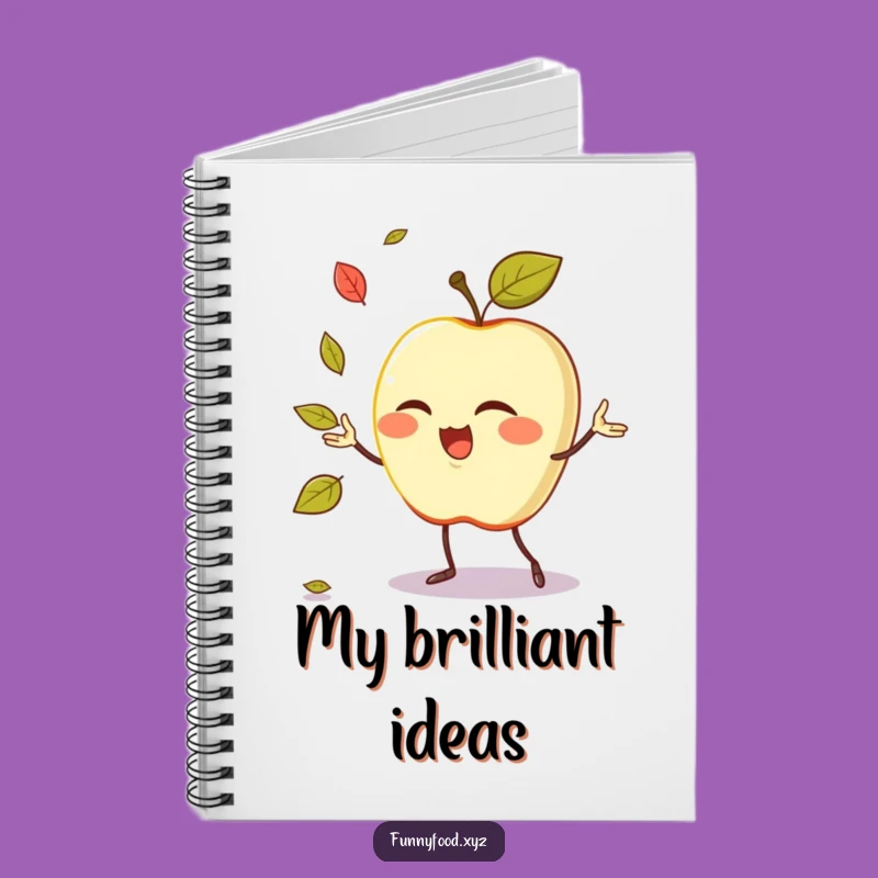 Funny Juggling Apple Notebook: Jot Down Laughs and Ideas