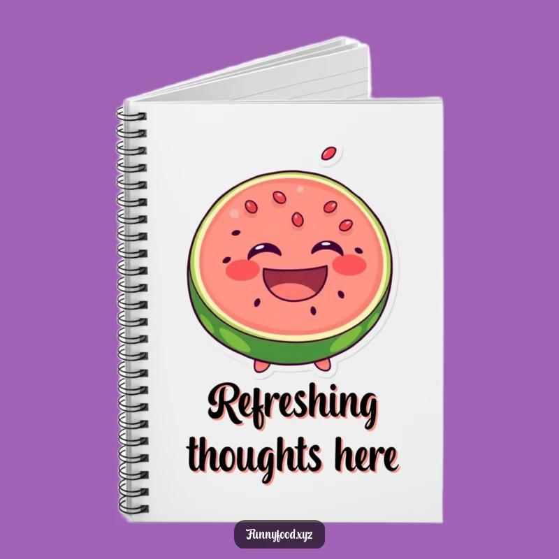 Funny Laughing Watermelon Notebook - Jot Down Juicy Ideas