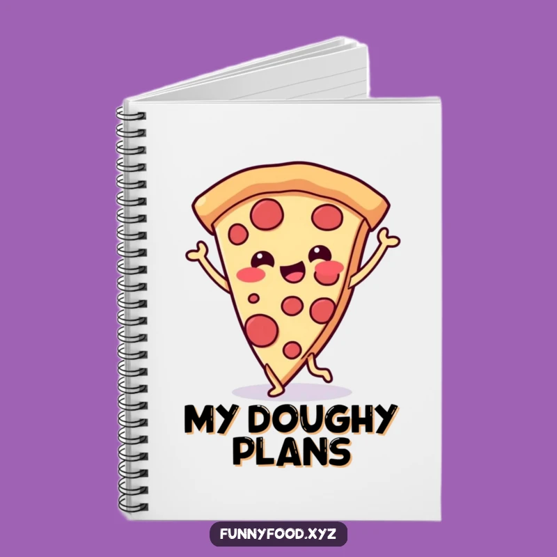 Funny Pizza Dance Notebook: Jot Down Ideas With Grooving Slice, Gift