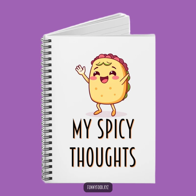 Funny Taco Jigging Notebook: Dancing Taco Journal, Perfect for Fiesta Notes!