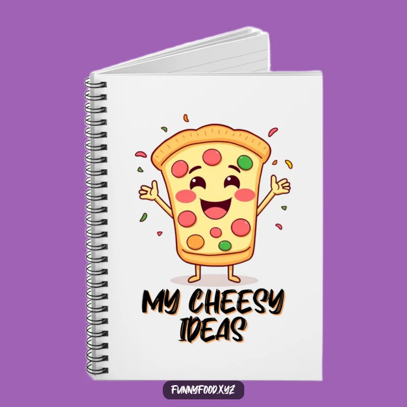 Funny Pizza Confetti Notebook: Jot Down Party Ideas!
