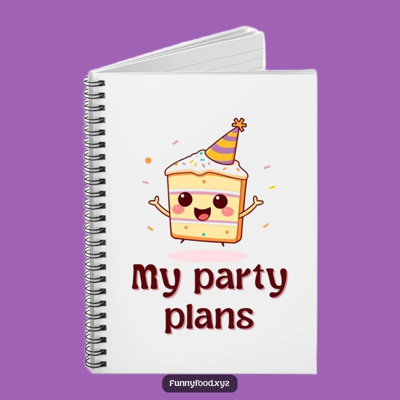 Funny Happy Cake Journal - Hilarious Notebook for Party Planners
