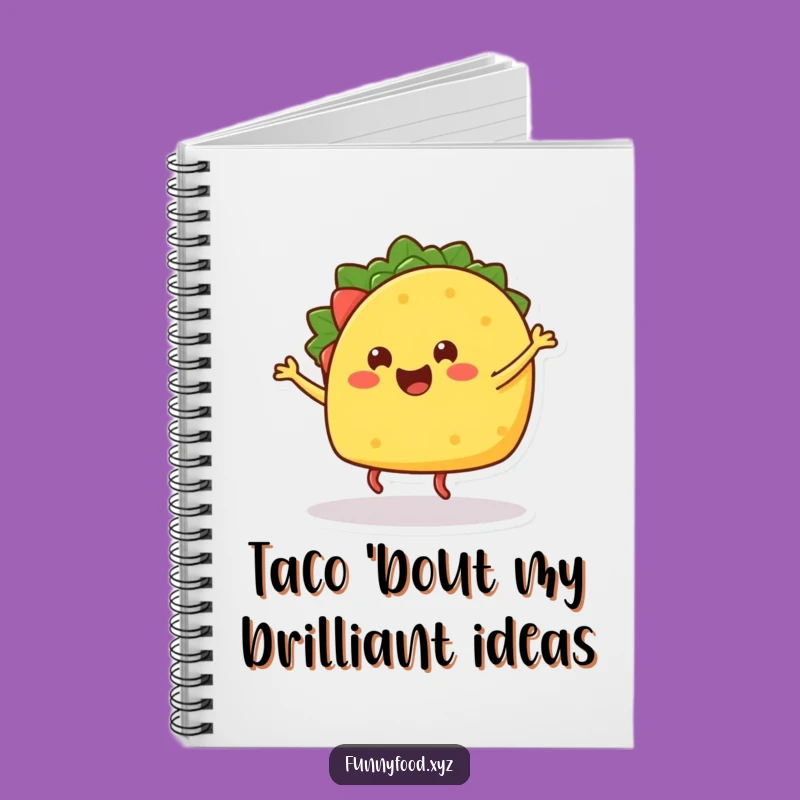 Funny Taco Dance Notebook: Jot Down Your Fiesta Ideas