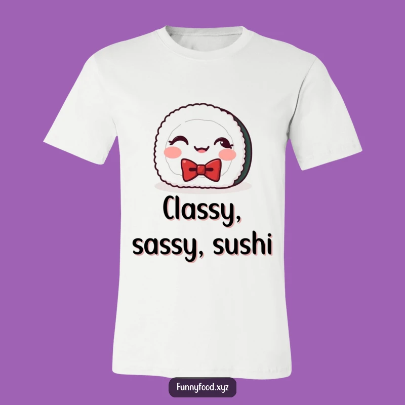 Funny Sushi Giggles T-Shirt: Wear Your Love for Laughs and Rolls