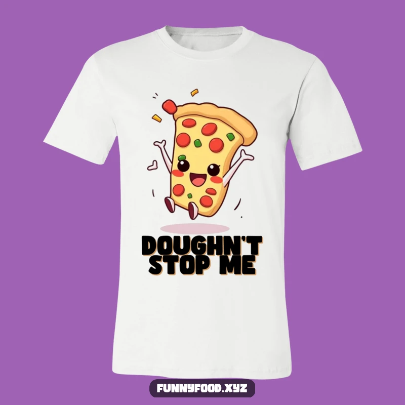 Funny Pizza Somersault T-Shirt: Action-Packed Pizza Slice Fun, Hilarious Food Tee!