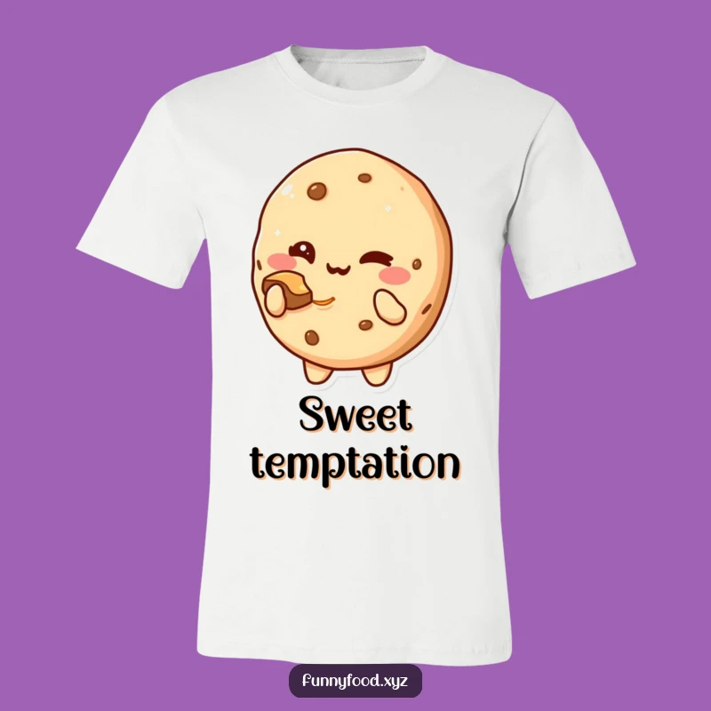 Funny Cookie Wink T-Shirt: Sweet Offer Playful Tee Gift