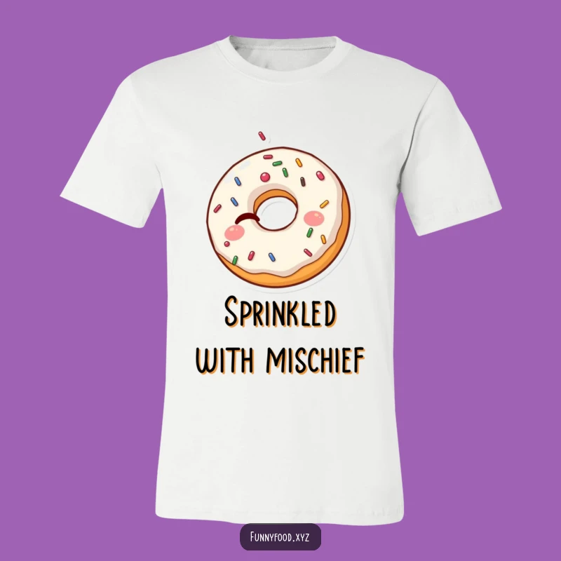 Funny Donut T-Shirt: Winking Sprinkles Tee, a Fun Gift for Treat Lovers