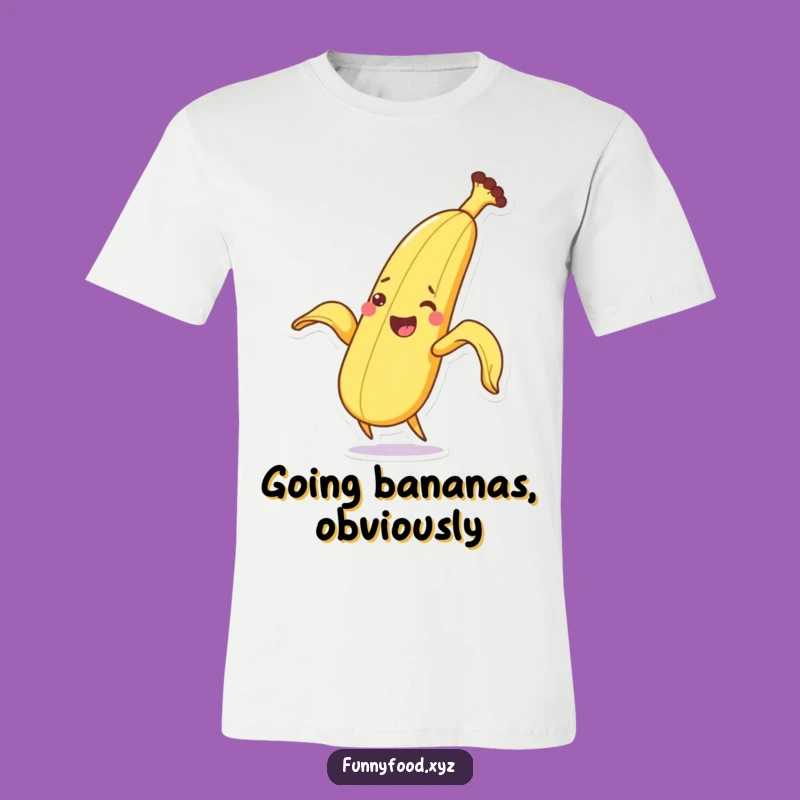 Funny Energetic Banana Peeling T-Shirt - Unpeel Your Fun Side Gift