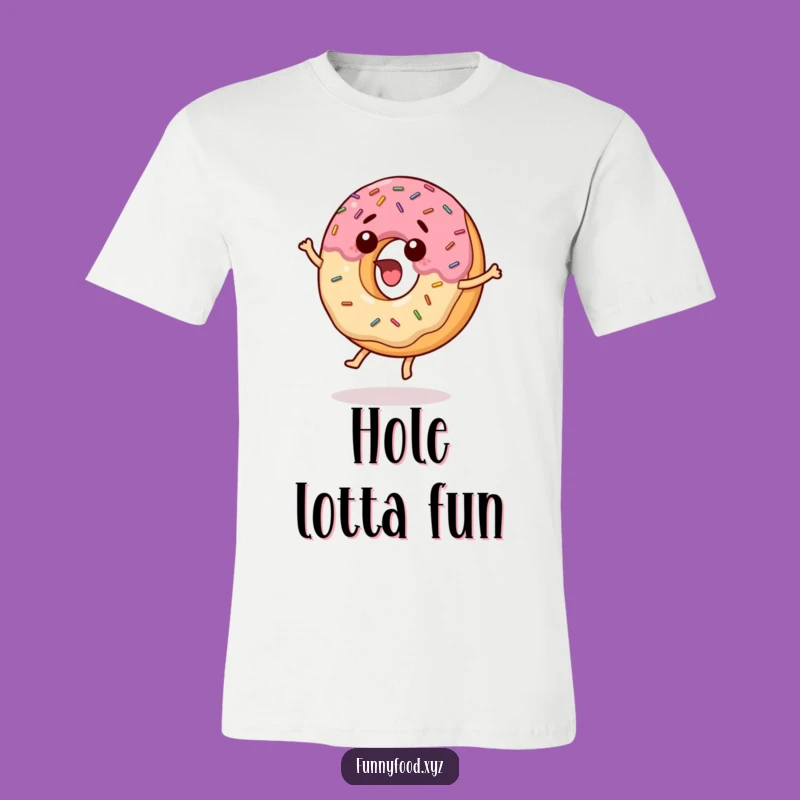 Funny Surprised Donut T-Shirt: Wear Your Joy with Hilarious Sprinkle Style
