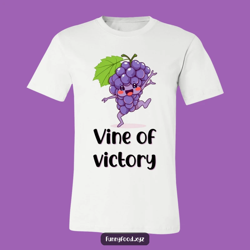 Funny Grapes Gymnastics T-Shirt - Active Fruit Apparel Gift
