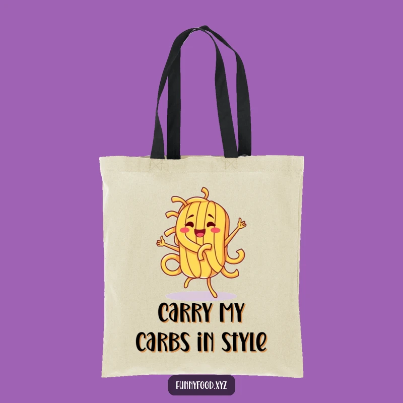 Funny Pasta Dance Tote Bag: Carry Your Laughs and Groceries