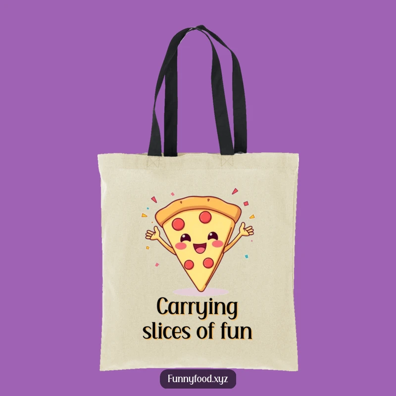 Funny Pizza Party Tote Bag: Carry Your Celebration Anywhere