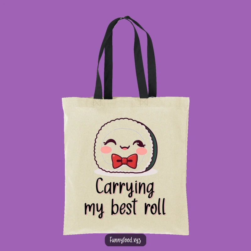 Funny Sushi Giggles Tote Bag: Carry Your Laughs in Style