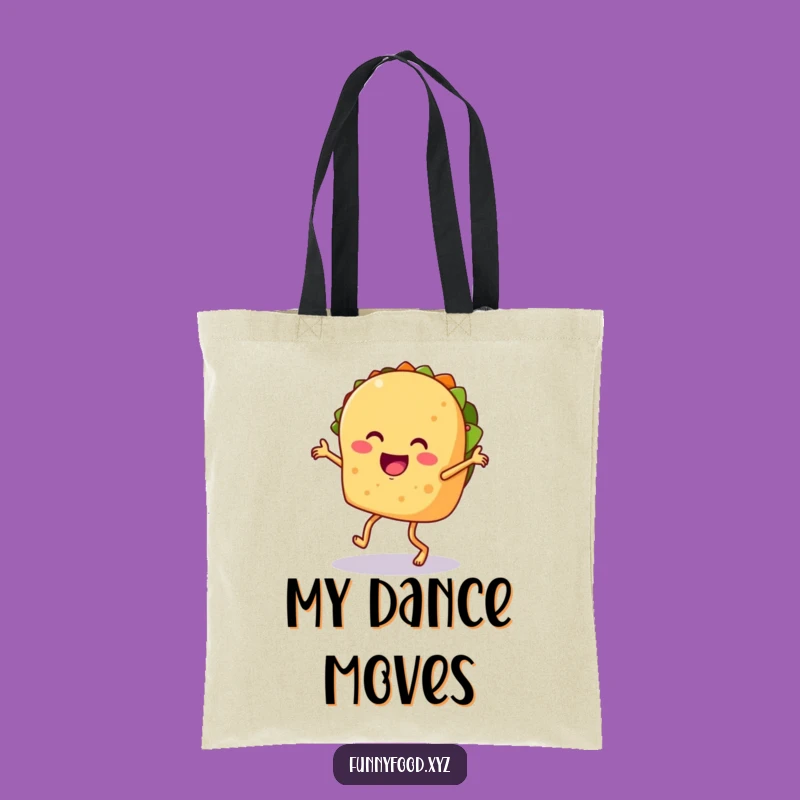 Funny Taco Dance Tote Bag: Fiesta Carry-all, Perfect Humorous Gift
