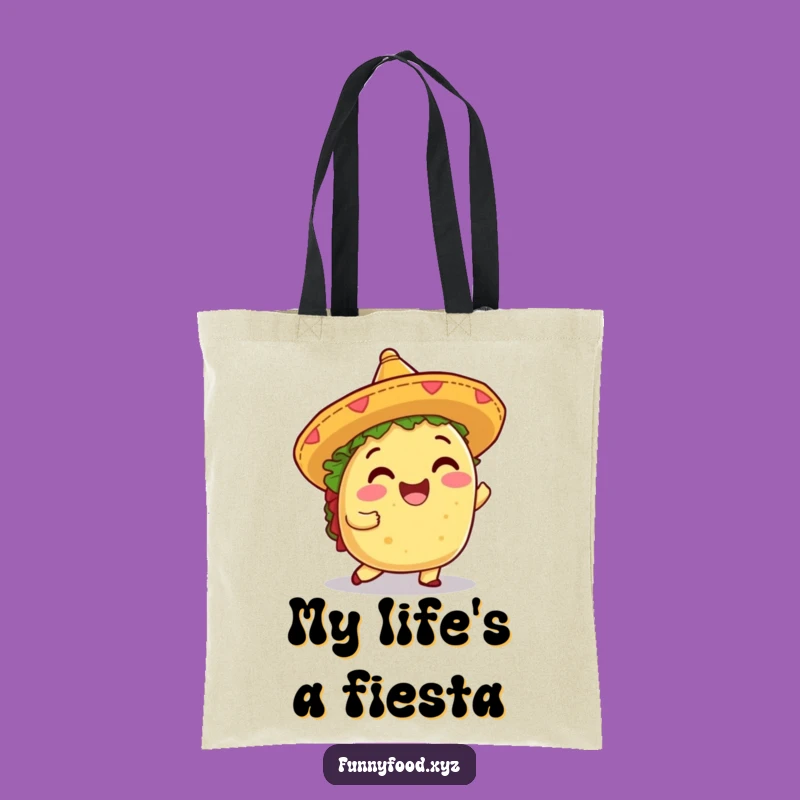 Funny Taco Shimmy Tote Bag: Carry Your Fiesta Everywhere with Style